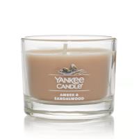 Yankee Candle Amber & Sandalwood Filled Votive Candle Extra Image 2 Preview